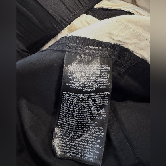 The North Face Ripstop Cargo Shorts Hiking Mens XS Black Quick Dry Belted 28 NWT - Picture 12 of 12